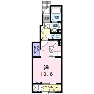 ワンルーム 間取り図