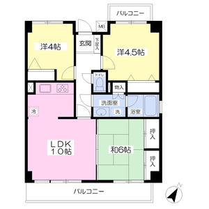 3LDK 間取り図