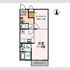 ワンルーム 間取り図