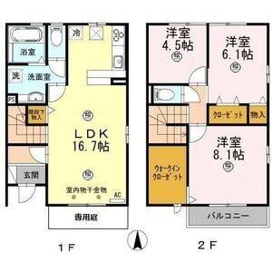 3LDK 間取り図