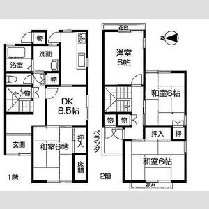 4DK 間取り図