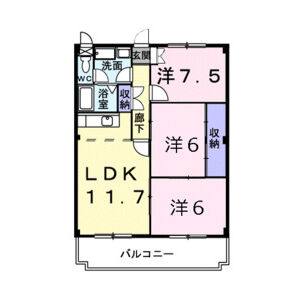 3LDK 間取り図