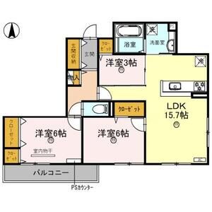 3LDK 間取り図