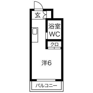 ワンルーム 間取り図