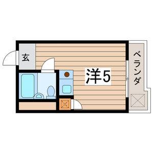 ワンルーム 間取り図