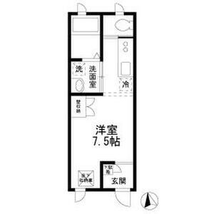 ワンルーム 間取り図