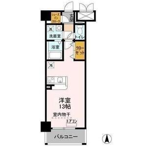 ワンルーム 間取り図
