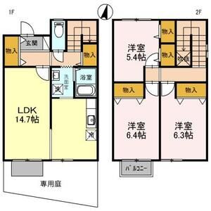 3LDK 間取り図
