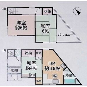 3DK 間取り図