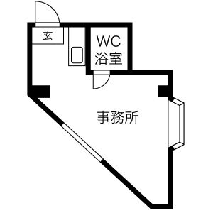 ワンルーム 間取り図