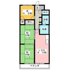 3LDK 間取り図