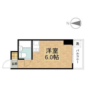 ワンルーム 間取り図