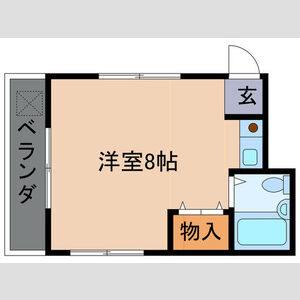 ワンルーム 間取り図