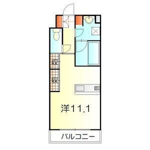 ワンルーム 間取り図