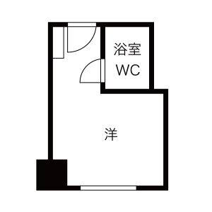 ワンルーム 間取り図