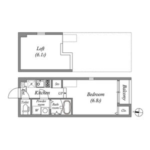 ワンルーム 間取り図