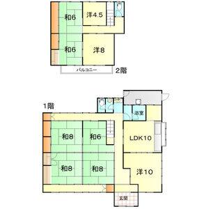 6LDK 間取り図