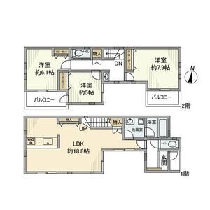 3LDK 間取り図