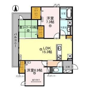3LDK 間取り図