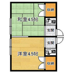 2K 間取り図
