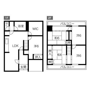 5LDK 間取り図