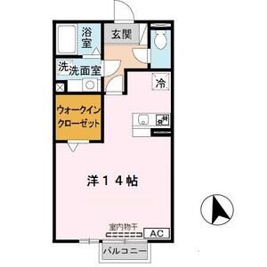 ワンルーム 間取り図