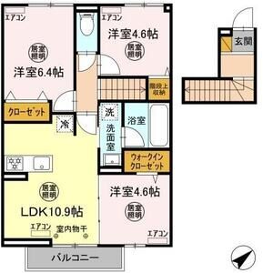 3LDK 間取り図