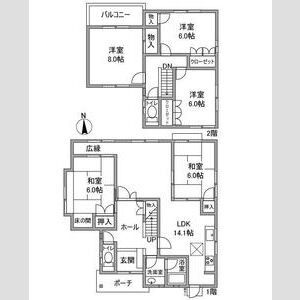 5LDK 間取り図