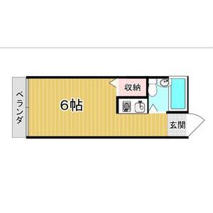 ワンルーム 間取り図