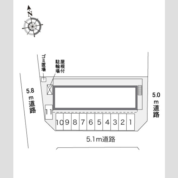 レオパレスあすなろ 室内写真1