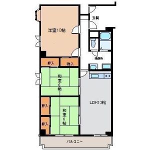 3LDK 間取り図