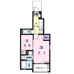 2K 間取り図