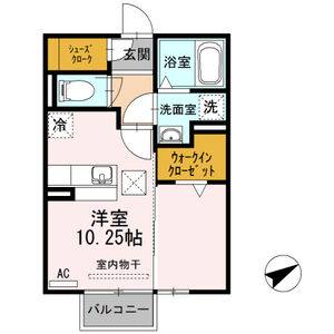 ワンルーム 間取り図