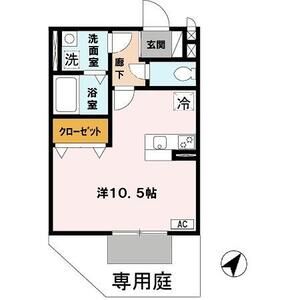 ワンルーム 間取り図