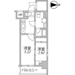 2K 間取り図