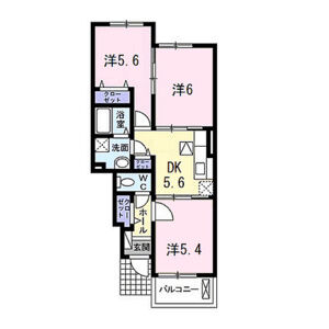3DK 間取り図