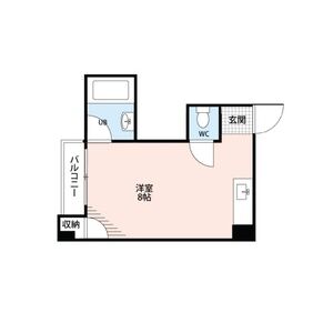 ワンルーム 間取り図