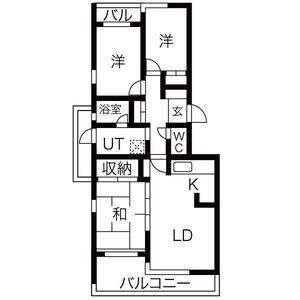 3LDK 間取り図