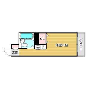 ワンルーム 間取り図