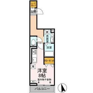 ワンルーム 間取り図