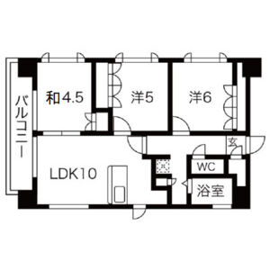 3LDK 間取り図