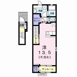 ワンルーム 間取り図