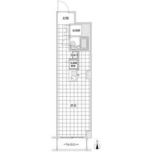 ワンルーム 間取り図