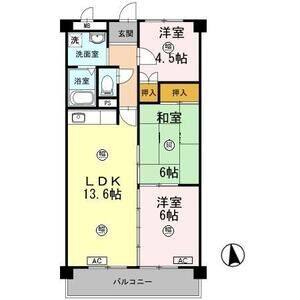 3LDK 間取り図