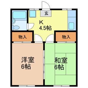 2K 間取り図