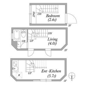 2DK 間取り図