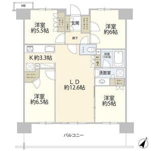 4LDK 間取り図