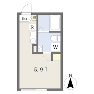 ワンルーム 間取り図