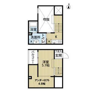 ワンルーム 間取り図