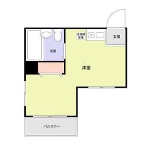 ワンルーム 間取り図